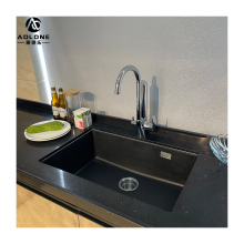 Black Quartz Sink Single Bowl Kitchen Sink with Tap