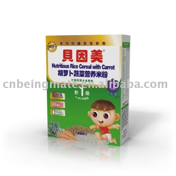 Infant Nutritious Rice Cereal( Carrot Stage 1)