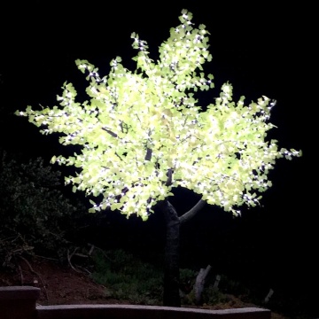 16ft RGB Outdoor Garden Christmas Tree Light - Wholesale Gingko LED Ornament Lamp