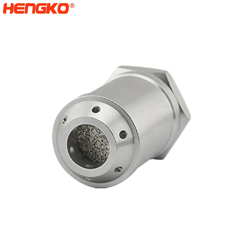 Porous flameproof metal SS 316 Stainless Steel Welding Exhaust H2S Gas Filter housing