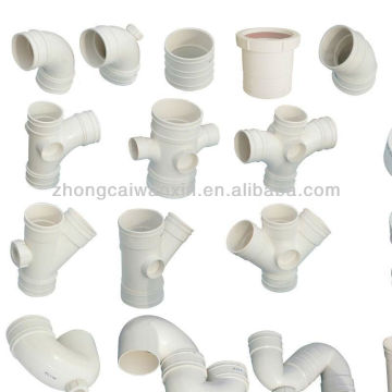 pvc drainage pipe fittings