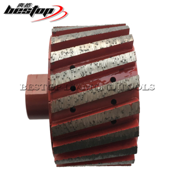 3 Inch Segmented Zero Tolerance Diamond Grinding Drum Wheel