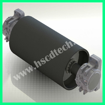 Heavy duty conveyor drive pulley