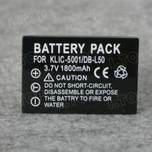 High capacity camera Camcorder battery K5001/ KLIC5001 / DB-L50 for Kodak , camera Battery Manufacturer