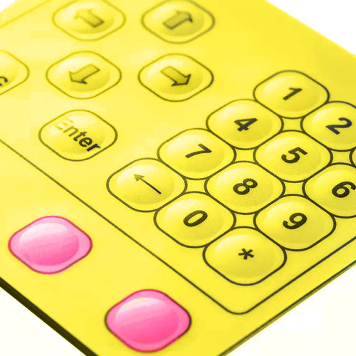 Waterproof Membrane Keypad Graphic Overlay Customization