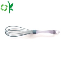 Manual Hand Silicone Egg Beater with Acrylic Whisk