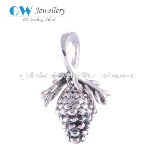 Wholesale Alibaba Silver Jewelry 925 Sterling Silver Jewelry Pineapple Silver Beads Fashion Silver European Jewelry