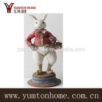 Decorative Easter Rabits Figurine for Easter Day decor