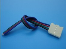 Rgb Color Led Strip Solderless Power Connector?