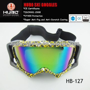 Double colors frame custom motorcycle goggles