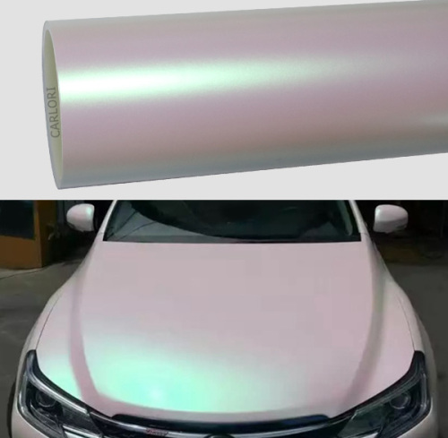 Mat Fantacy White Car Wrap Vinyl