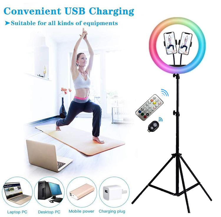 RGB selfie ring lamp