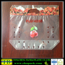 stand up zipper top grape bag