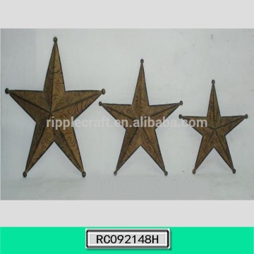 Hanging Star Metal Wall Decoration