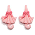 Kawaii rose couleur résine Cabochons princesse fille chariot téléphone parapluie bébé bouteille bavoir perles breloques bricolage décoration