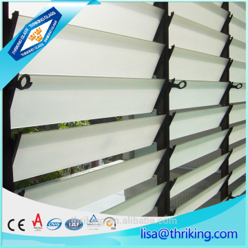 Factory wholesale 4mm Clear/Tinted Frosted Louver float glass in windows