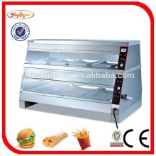 food warmer showcase /KFC stainless steel electric food warmer showcase