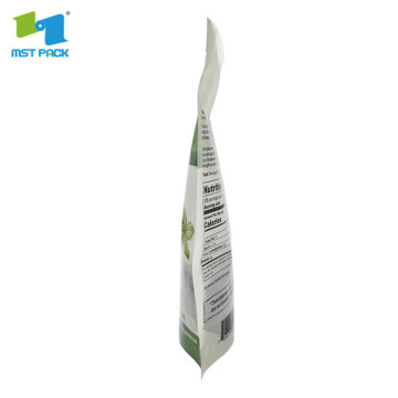 milieuvriendelijke plastic zakjes met ritssluiting, driehoekige thee