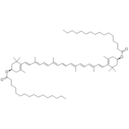 (3R, 3R &#39;) - bêta, bêta-carotène-3,3&#39;-diyl dipalmitate CAS 144-67-2