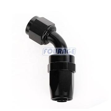 60 Degree Aluminum Female AN to AN Swivel Seal Hose End Adapter