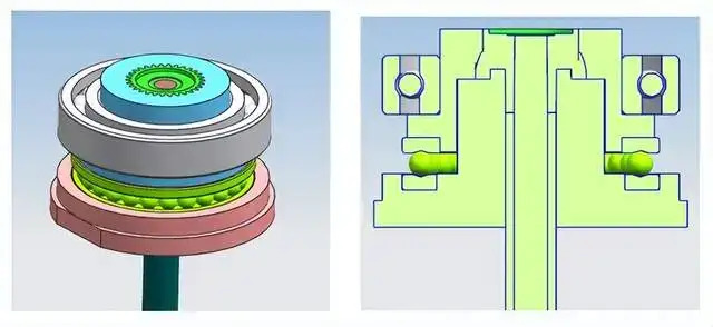 Molde de injeção rosqueada6 Threaded Injection Mold6