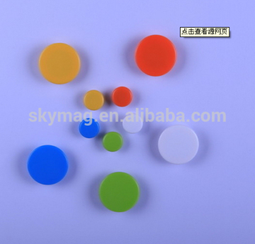 super permanent small round colored magnet