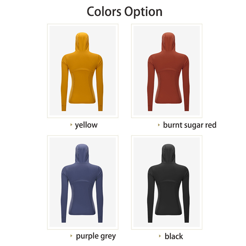 4 Colors Full Size Female Hoodies