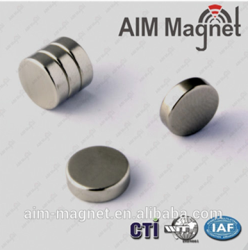 Neodymium magnet N35 Zn Coating D10x1mm