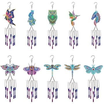 High Quality DIY Diamond Painting Wind Chime Craft Kit