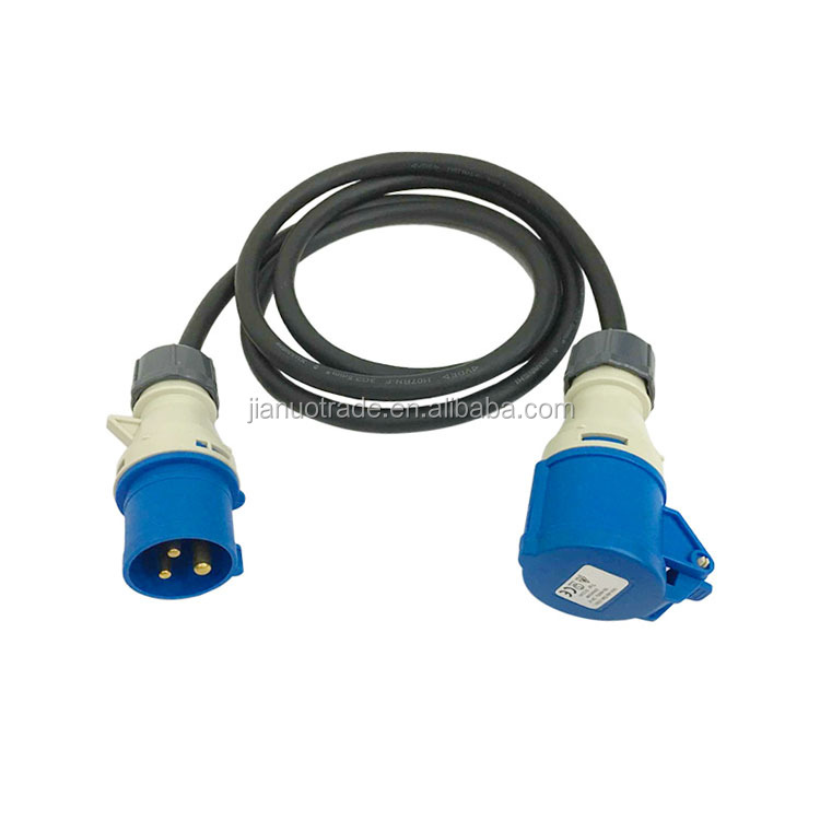 IEC 60309 IP44 Plug Industrial Extension Cord