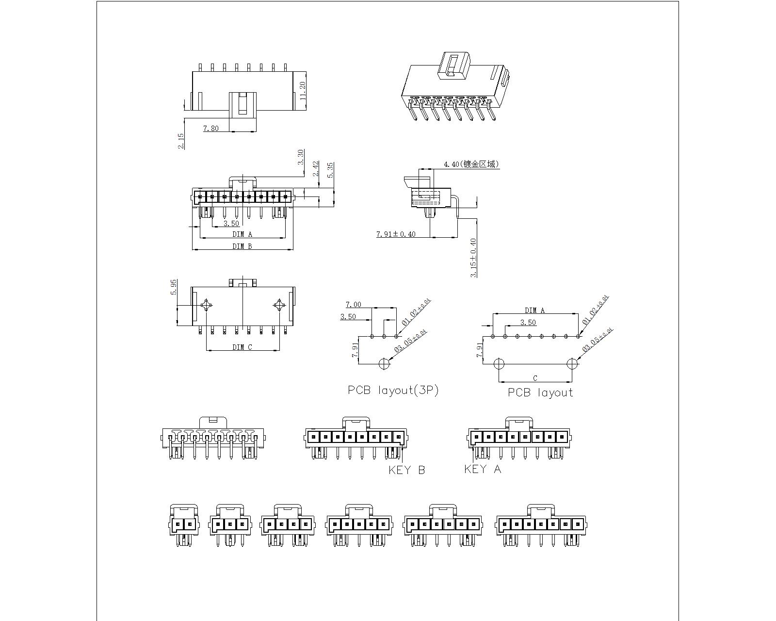 3.5mm pitch 90°Wafer Single Row Connector ser 3.5mm pitch 90°Wafer Single Row Connector ser