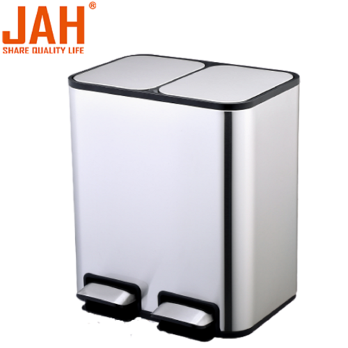JAH Recycling Stainless Steel Sortable Waste Litter Can