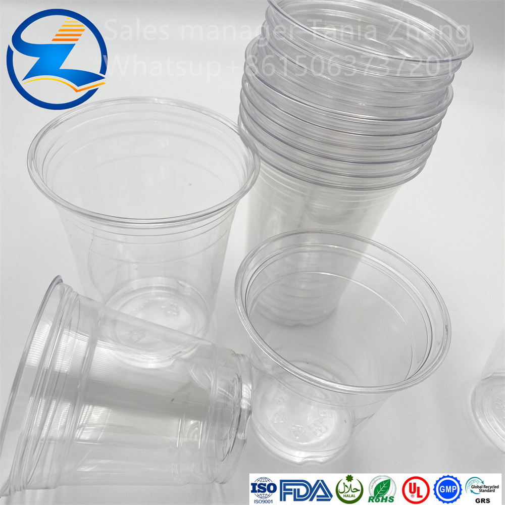 Full Transparent Pet Thermoforming Plastic Cup 2 Jpg