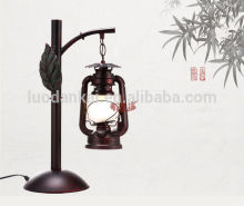 Glass lamp shades for restaurant oil table lamp