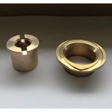 Arbustos de bronze fazendo à máquina da bucha da flange do CNC do costume