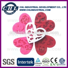 Heart shape non woven felt ornament set