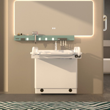 Wheelchair Accessible Height Adjustable Mounted Washbasin