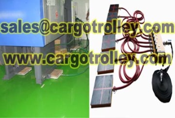 Air casters is save cost when moving loads