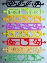 High Flexible Glow Silly Silicone Rubber Elastic Band For Girls / Boys  Eco-friendly
