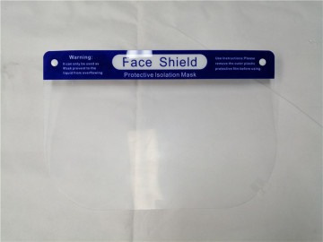 PET Face Shield with Face Mask