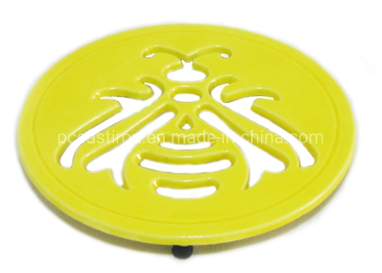 Round Cast Iron Heading Pad Trivet BSCI, LFGB Approved Factory