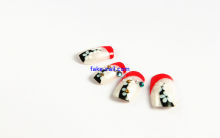 Sexy / Cool French Manicure Fake Nails Natural Looking For Women