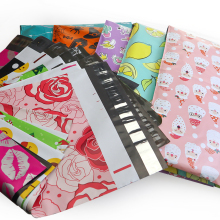 Custom Compostable Poly Mailer Bags Biodegradable Postage Bags 6x9 Envelopes - Green with Logo