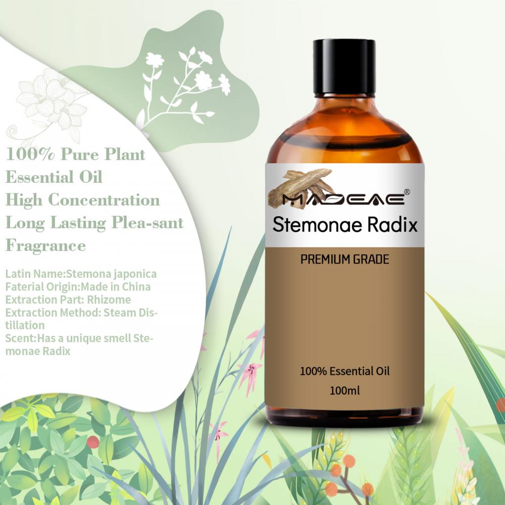 คุณภาพสูง 100% Pure ธรรมชาติ Radix Stemonae Oil ในราคาจำนวนมาก