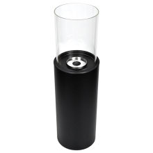 Ur-health Round Portable Fireplace Clean Burning Bioethanol Fireplace Vented 360 View Modern Decor Indoor Outdoor Use