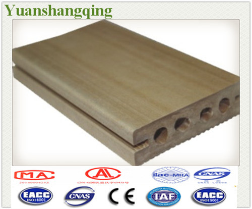 Extruded wood plastic composite wpc flooring with greener material