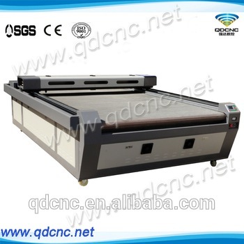 auto feeding fabric laser cutting machine QD-1630/automatic fabric cutting machine/auto feed die cutting machine
