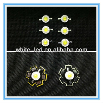 3W High Power Star Emitter White Color 240-260lm