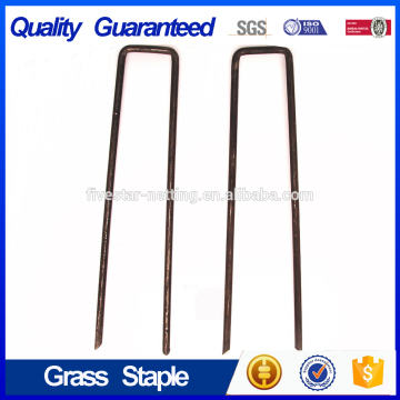 6" Galvanized Landscape Grass Staple