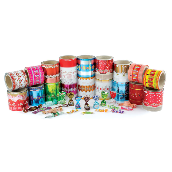 23Micron Metalize Pet Twist Film Şeker Sargısı için Otomatik Ambalaj Rulo Filmi JPG 23micron Metalized Pet Twist Film Automatic Packaging Roll Film For Candy Wrapper Jpg